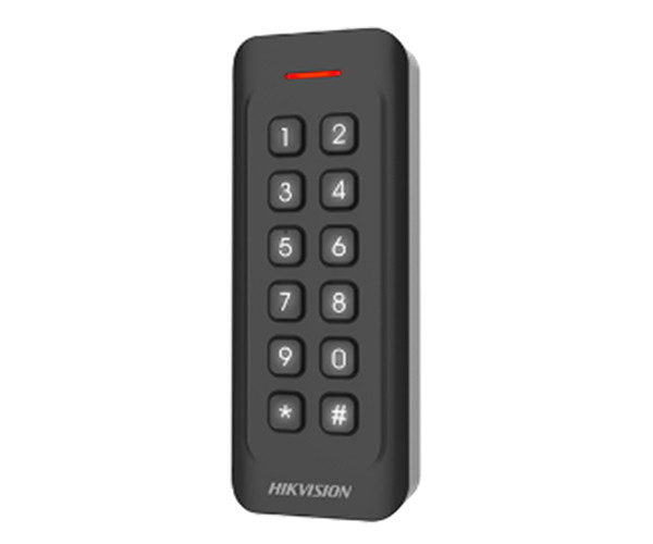 【?？低旾C密碼門禁讀卡器】海康威視HIKVISION數字鍵盤門禁IC讀卡器DS-K1802MK
